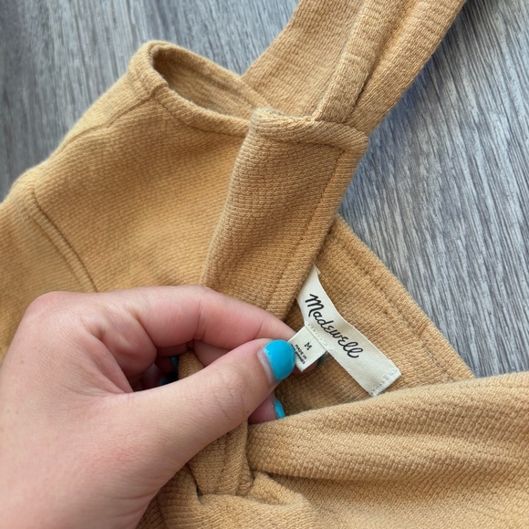 Madewell Cutout Knot-Front Crop Tank Top Size M - Picture 4 of 8